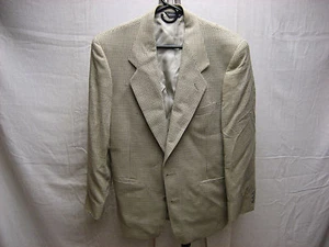 Chaqueta Blazer de Lana Pierre Cardin Hecha en EE. UU. Patrón de Bolsillos Múltiples - Imagen 1 de 3