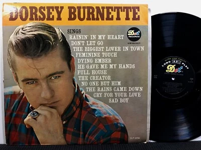 DORSEY BURNETTE Sings LP DOT DLP 3456 MONO DG 1963 Foto 1 de 2