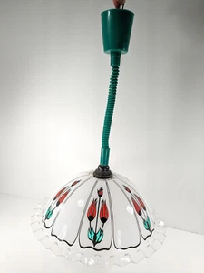 Lampadario vintage plastica estraibile lampadario Midex ciondolo - Foto 1 di 15