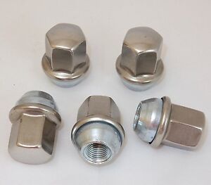5 New Dodge Ram 1500 Factory OEM Polished Stainless 14x1.5 Lug Nuts Free Shipng