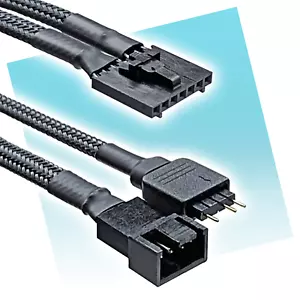 Lian Li 7-Pin UNI SL Fan Hub to Standard ARGB 3-Pin 5V and PWM Fan Adapter - Picture 1 of 8