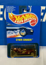 1991 Vintage Hot Wheels Cyber Cruiser W UH Wheels (T36) 12354