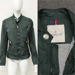 Authentische Damen Moncler Vintage Nylon Windbreaker Jacke Größe 0, ~ S - Bild 1 von 15