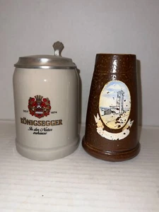 Bierstein Germany Bierstein Vintage 5" und Markenlos Stein 5,5" - Bild 1 von 14
