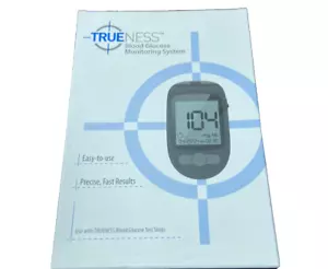 TRUENESS BLOOD GLUCOSE METER KIT + 100 FREE LANCETS BRAND NEW SEALED BOX - Picture 1 of 5