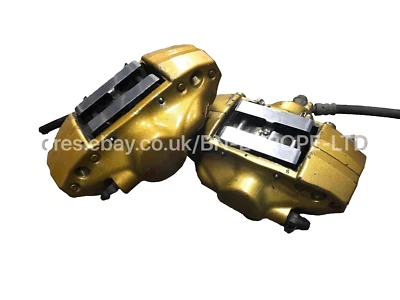 Pinzas de freno traseras Brembo 2 pot doradas para: Subaru Impreza GDB GGB WRX STI 01-07 Foto 1 de 3