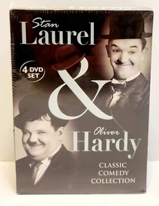 Stan Laurel & Oliver Hardy: Classic Comedy Collection 4 DVD Box Set New Sealed - Picture 1 of 4
