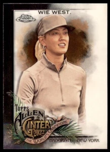 Michelle Wie West 2022 Topps Allen & Ginter Chrome Pop Culture Card #285 Golfer - Picture 1 of 2