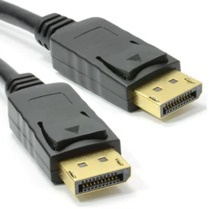 5m Displayport Kabel Stecker zu HD Bildschirm Port Verriegelung PC Monitor - Bild 1 von 18