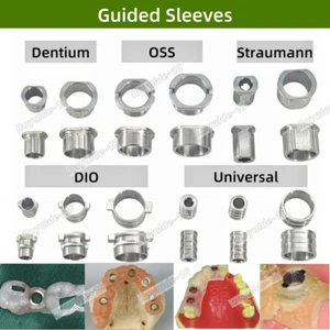 Dental Digital Guided Sleeves Implant Template Fixed Universal ITI DIO DEN OSS - Picture 1 of 21