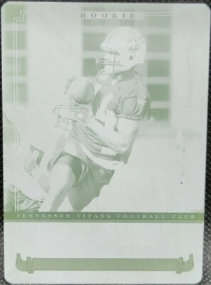 JONATHAN ORR 2006 Donruss Classics RC PRINTING PLATE #1/1 Titans Raiders One of - Image 1 of 2