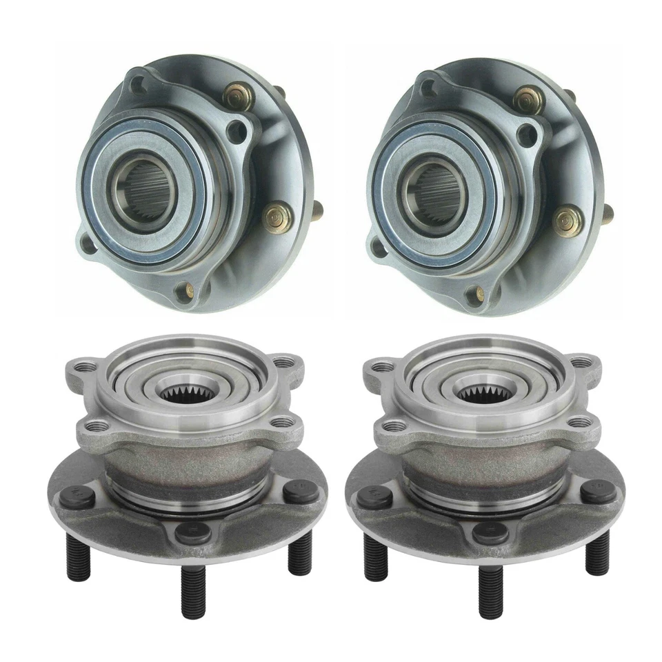 Kit de conjuntos de cojinetes y bujes de rueda delantera y trasera Moog para Mitsubishi Endeavor Foto 1 de 1