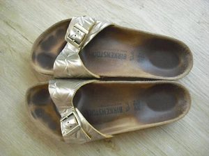 Birkenstock Madrid 39 normal Leder Spectral Gold, nicht oft getragen, normale Ge - Bild 1 von 4