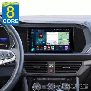 4+64GB Android 14 Stereo Radio for 2019-2024 VW Jetta A7 Tiguan Passat Carplay - Picture 1 of 15