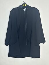 Time And Tru Womens Black Duster Cardigan Size L