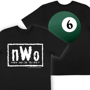WCW nWo Syxx 6-Ball Shirt X-pac Retro 90s WWF WWE New World Order S-5XL - Picture 1 of 4