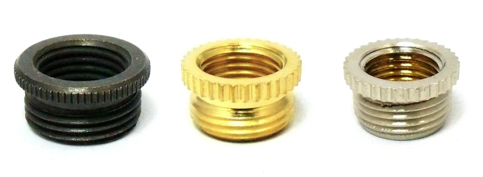 Lamp Holder Reducer 1/2" 12.7mm to 3/8" 10mm Bronze Nickel or Brass x4 - Image 1 of 1