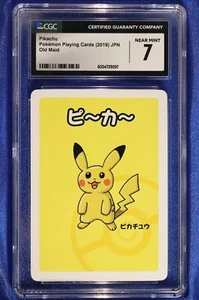 Pikachu Old Maid Pokemon Playing Card CGC 7 Japanese - US Seller - Picture 1 of 11