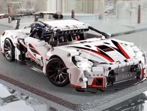 Nissan Skyline GTR Building Blocks Supercar Racing Car Model Assemble Vehicle - Picture 1 of 5