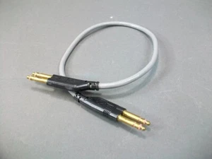 Lote de 2 conjuntos de cables de conexión Bantam doble de un pie ADC PJ762 5995-00-241-7489 - Imagen 1 de 5
