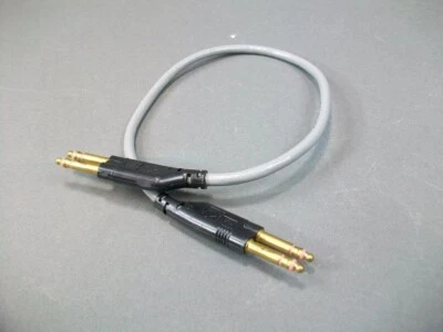 Lot of 2 ADC One Foot Dual Bantam Patch Cable Assembly PJ762 5995-00-241-7489 - Image 1 of 4