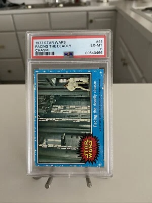 🔥 PSA 6 🔥 1977 STAR WARS #41 Facing the Deadly Chasm - Image 1 of 3