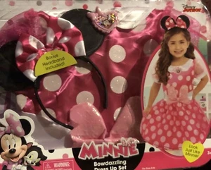 Minnie Mouse Dress Up Set New 4-6x Just Play Imagination Disney Trip Bowdazzling - Picture 1 of 3