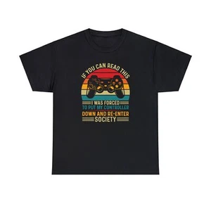 Funny Gamer Shirt Anti-Social Nerdy Tshirt Video Gaming Geek Gift - Picture 1 of 8