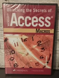 NEW Career Track: Unlocking the Secrets of Microsoft Access Macros PC CD-ROM - Picture 1 of 3