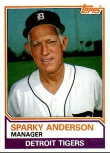 1983 Topps Sparky Anderson Detroit Tigers #666 - Picture 1 of 2