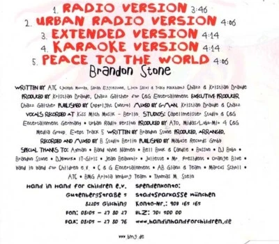 Hand In Hand For Children ‎– Future In Your Hand Audio CD - Bild 1 von 3