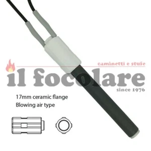 CANDELETTA RESISTENZA CERAMICA PER STUFA PELLET RAVELLI ECOTECK EDILKAMIN - Foto 1 di 1