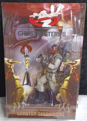 Ghostbusters II Winston Zeddmore Soplador de Limo 6" Figura Ernie Hudson Caja Mattel Foto 1 de 3