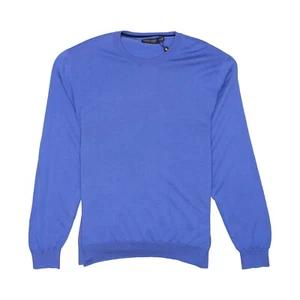 Polo Golf Ralph Lauren Mens Merino Wool Crew Neck Sweater (2XLarge, Blue) $178 - Picture 1 of 3
