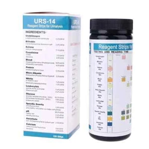 URS-14 100strips Urinalysis Reagent Test Paper Parameters Test Strips Leukocytes - Picture 1 of 1
