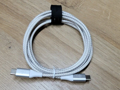 Belkin Boost Charge Braided USB-C to USB-C Cable - 6.6ft - White - Image 1 of 4