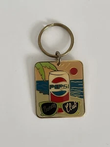 PEPSI COLA Beach Club Metal Keychain - Picture 1 of 4