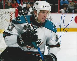 Signed 8x10 JEREMY ROENICK San Jose Sharks Autographed Photo - COA - Picture 1 of 1