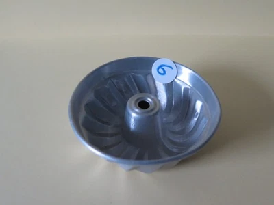Backform (6) Puddingform Kuchen Antik Gugelhupf Vintage Retro Backen Aluminium - Bild 1 von 2