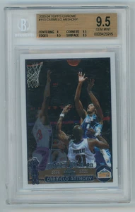 2003 -04 Topps Chrome Carmelo Anthony Rookie #113 BGS 9.5 Gem Mint READ - Picture 1 of 2