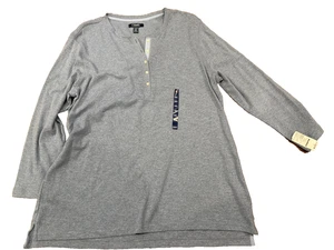 Chaps regular size xxl  long sleeve blue cotton  NWT top - Picture 1 of 7
