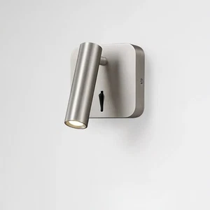 COB LED Rotatable Wall Lamp Bedroom Bedside Light Fixture Hotel Spotlight Switch - Picture 1 of 19