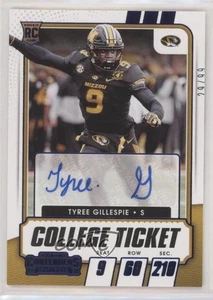 2021 Contenders Draft Picks Game Ticket Blue /99 Tyree Gillespie Rookie Auto RC - Picture 1 of 3