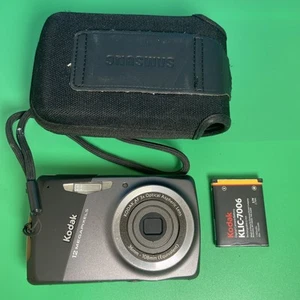Kodak Easyshare M530 Digital Camera Compact 12MP Grey Black w Battery No Charger - Picture 1 of 8