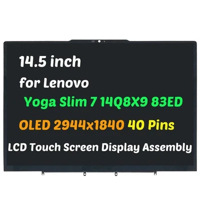 14.5" for Lenovo Yoga Slim 7 14Q8X9 83ED OLED LCD Touch Screen Display Assembly - Image 1 of 2