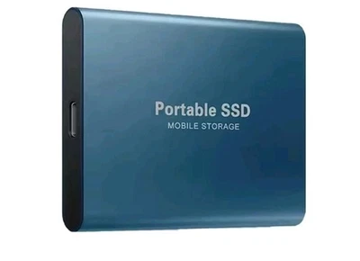 8TB - Portable External SSDUSB 3.1 Type-C High-Speed Solid State Drive PC/Mac - Image 1 of 3