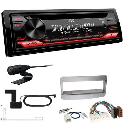 JVC KD-DB622BT DAB inkl Antenne Bluetooth USB Set für Toyota RAV 4 II 2000-2006 - Bild 1 von 4