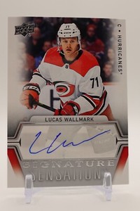 2019-20 Upper Deck Signature Sensations Lucas Wallmark #SS-LW Auto
