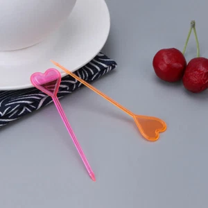 50pcs Fruit Food Forks Disposable Fruit Picks Colorful Portable for Dessert Food - Picture 1 of 4