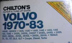 Chilton Repair & Tune-up Guide Manual 1970-1983 Volvo Coupe Diesel Turbo Dl GL - Picture 1 of 6